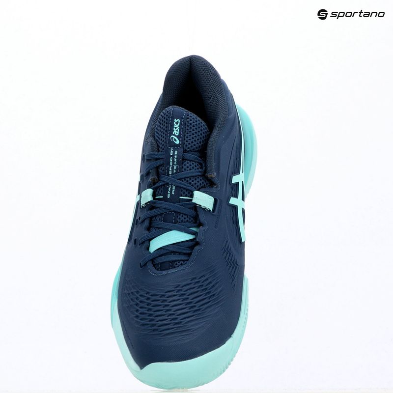 Мъжки обувки за тенис ASICS Gel-Resolution X Clay night sky/illuminate mint 9