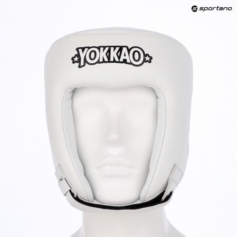 Боксова каска YOKKAO Competition white 11