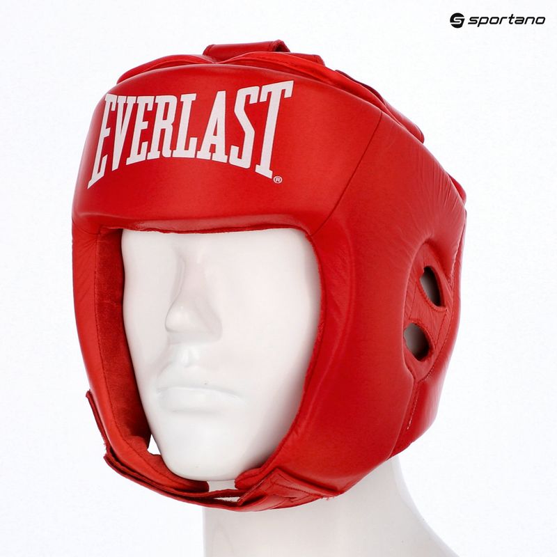 Боксьорска каска Everlast Amateur Competition Headgear red 4