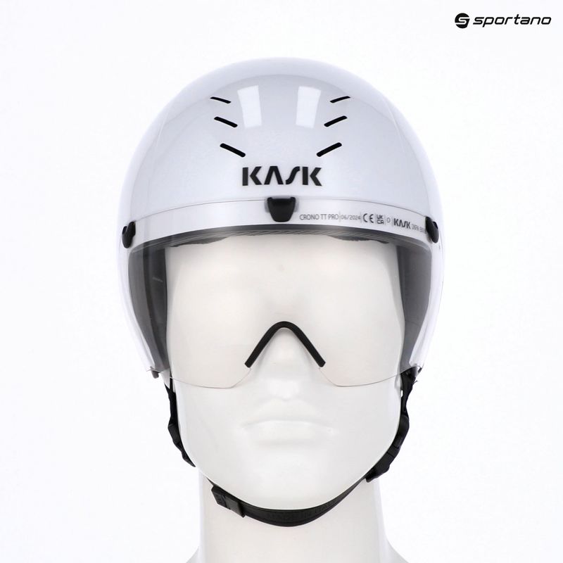 Велосипедна каска KASK Bambino Pro white/clear 19