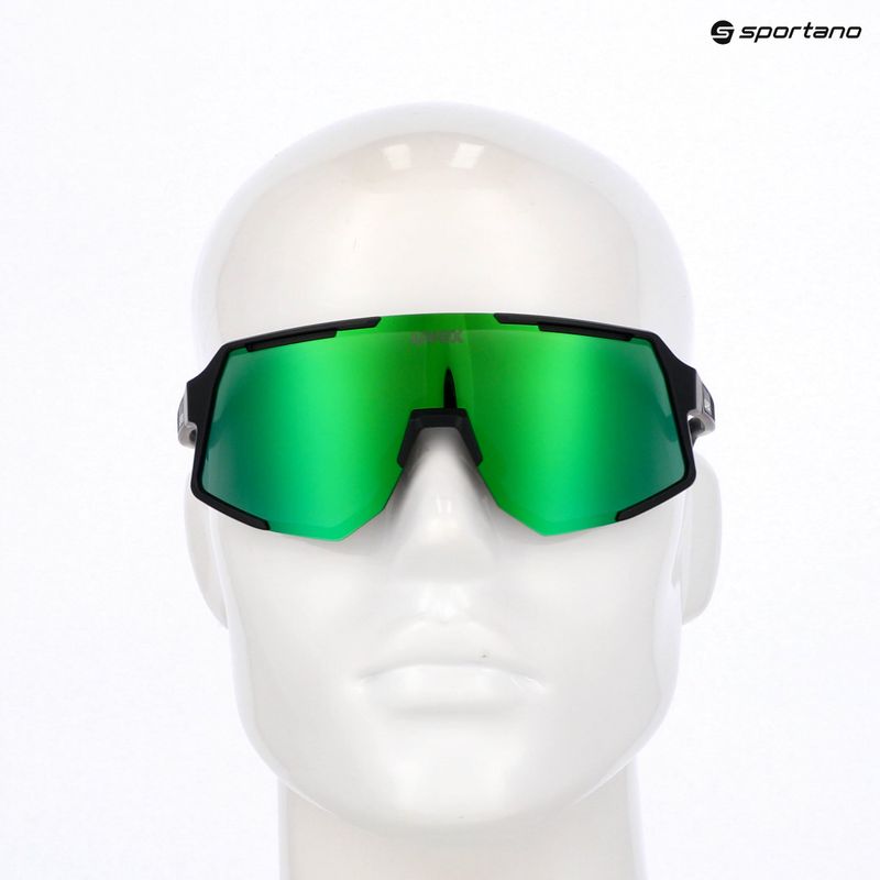 Слънчеви очила UVEX Sequenze black matt/mirror green 7
