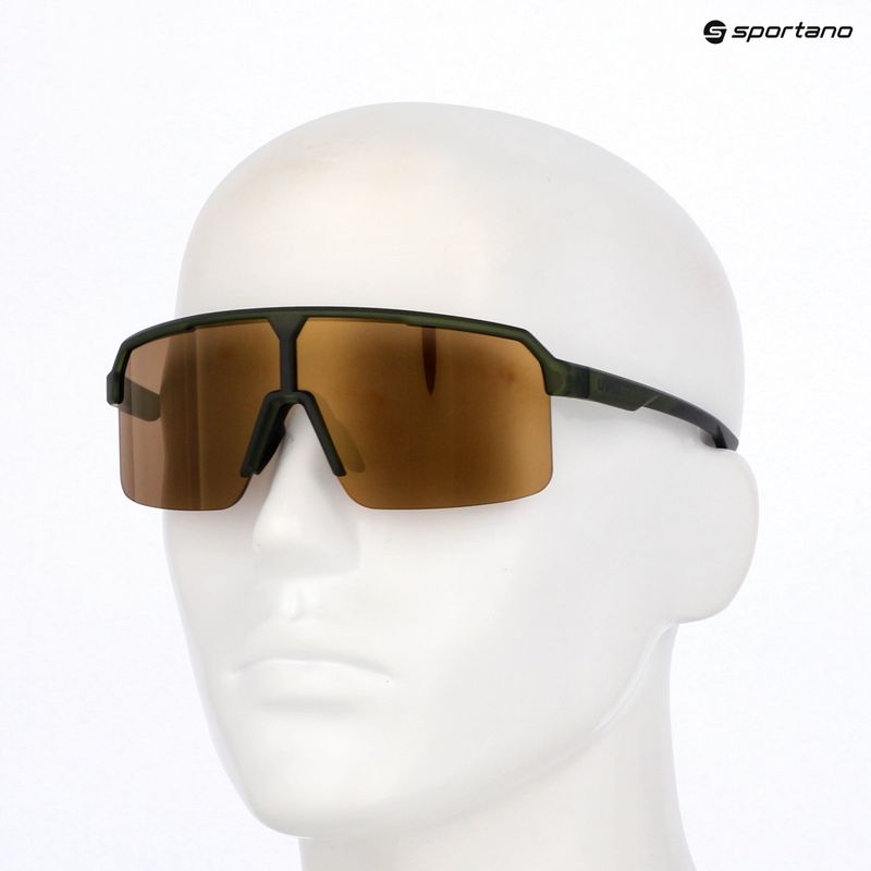 Слънчеви очила UVEX Ramp olive matt/mirror gold 7