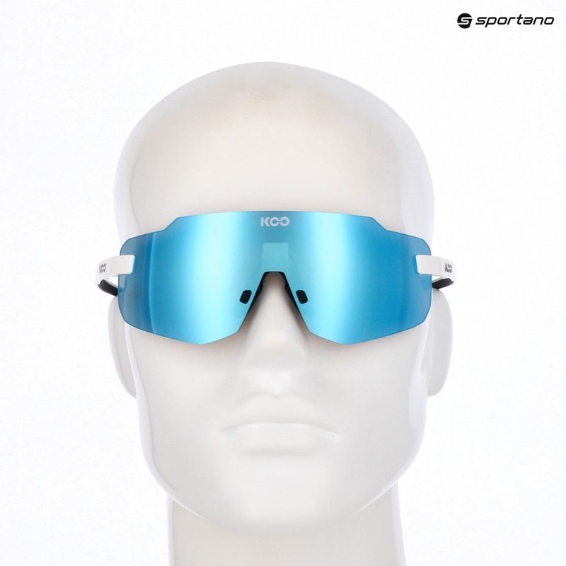 Слънчеви очила Koo Supernova white/turquoise mirror 5