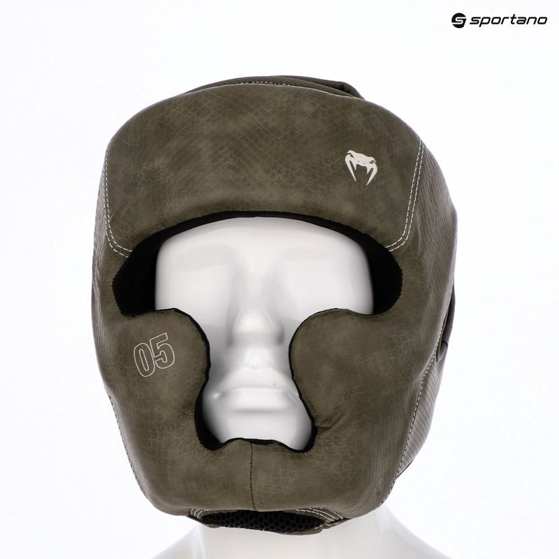 Боксьорска каска Venum Impact Evo Scales Headgear army green 14