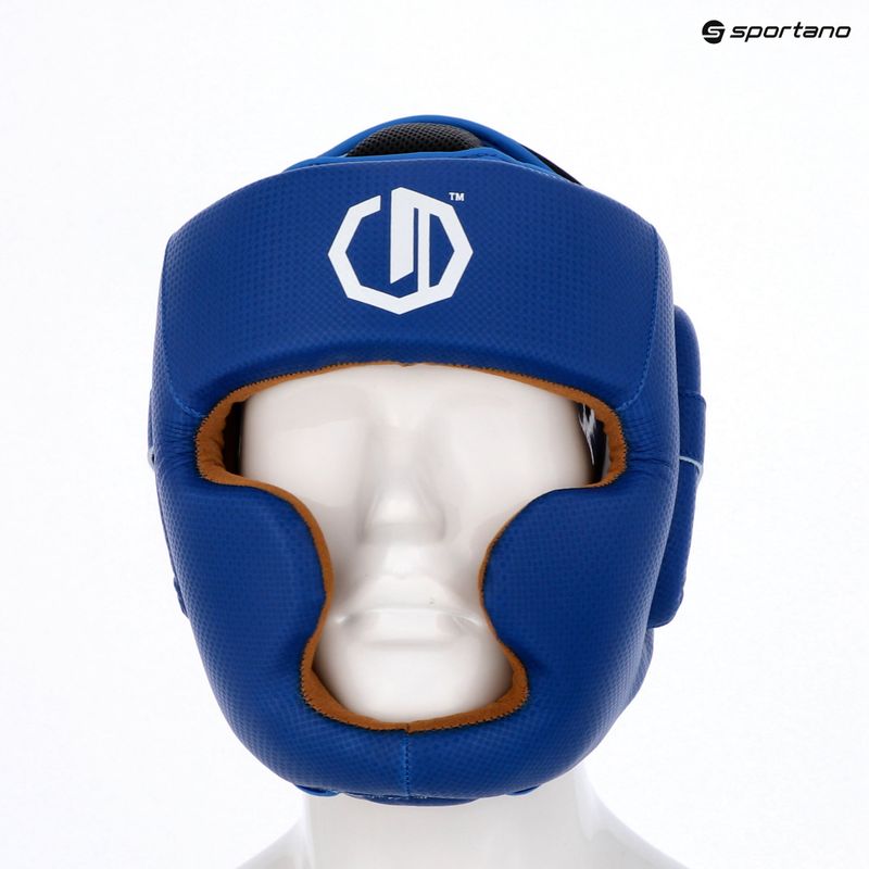 Боксьорска каска Octagon Legion Kevlar blue 6