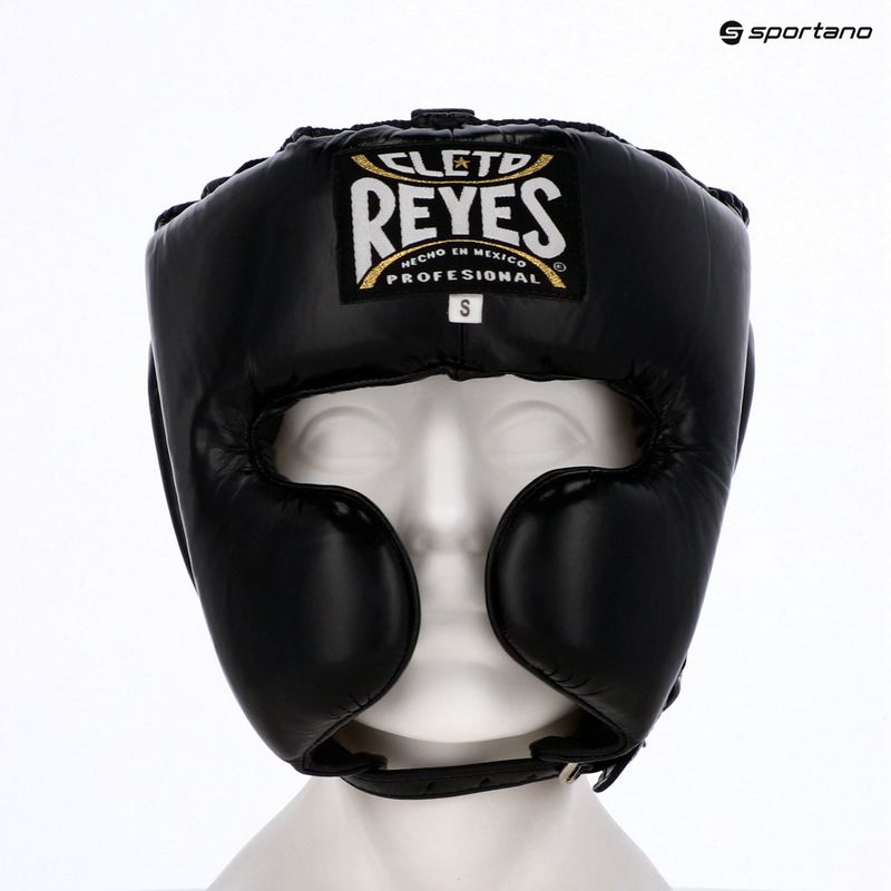 Боксова каска Cleto Reyes Cheek Protectors Leather black 3