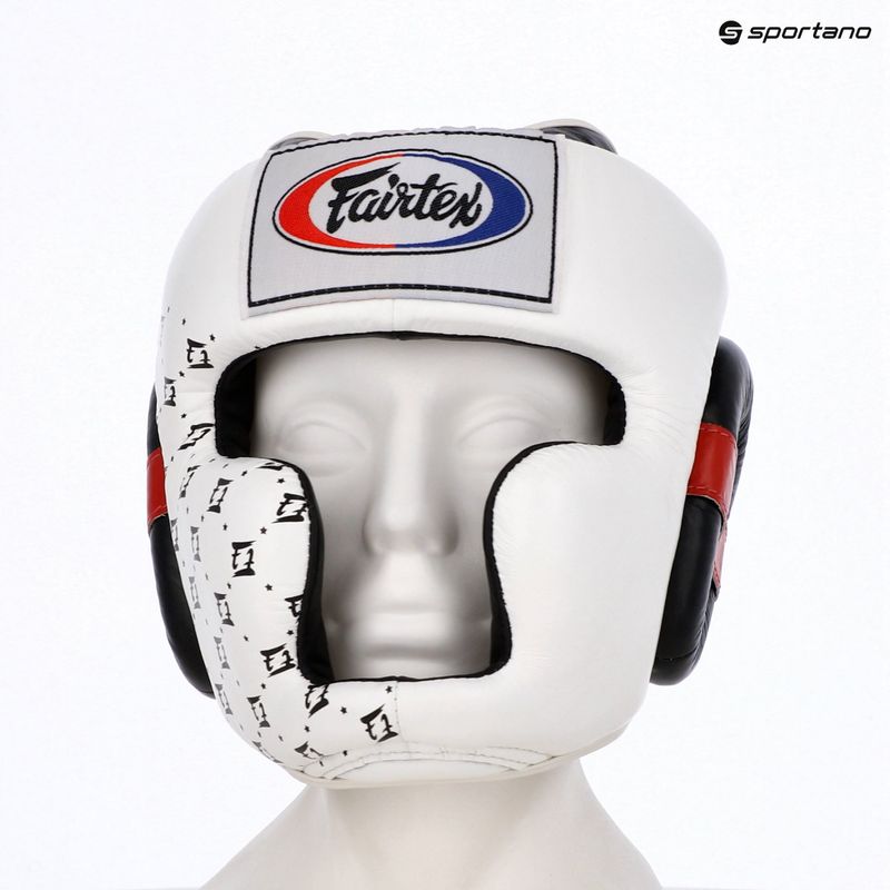 Боксова каска Fairtex Super Sparring white/black 6