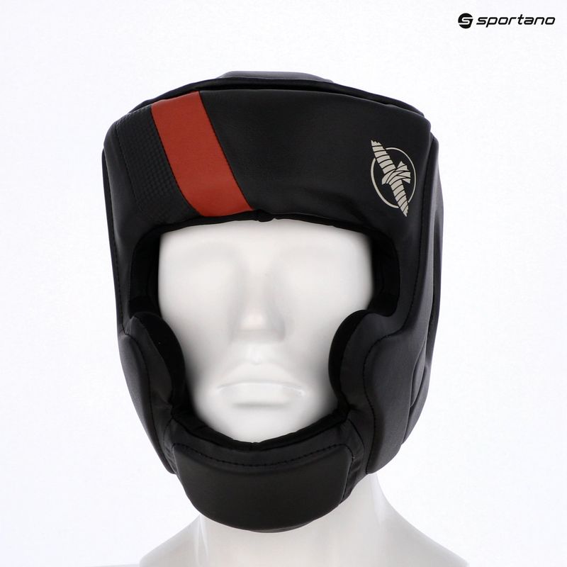 Боксов шлем Hayabusa T3 Headgear black/red 6