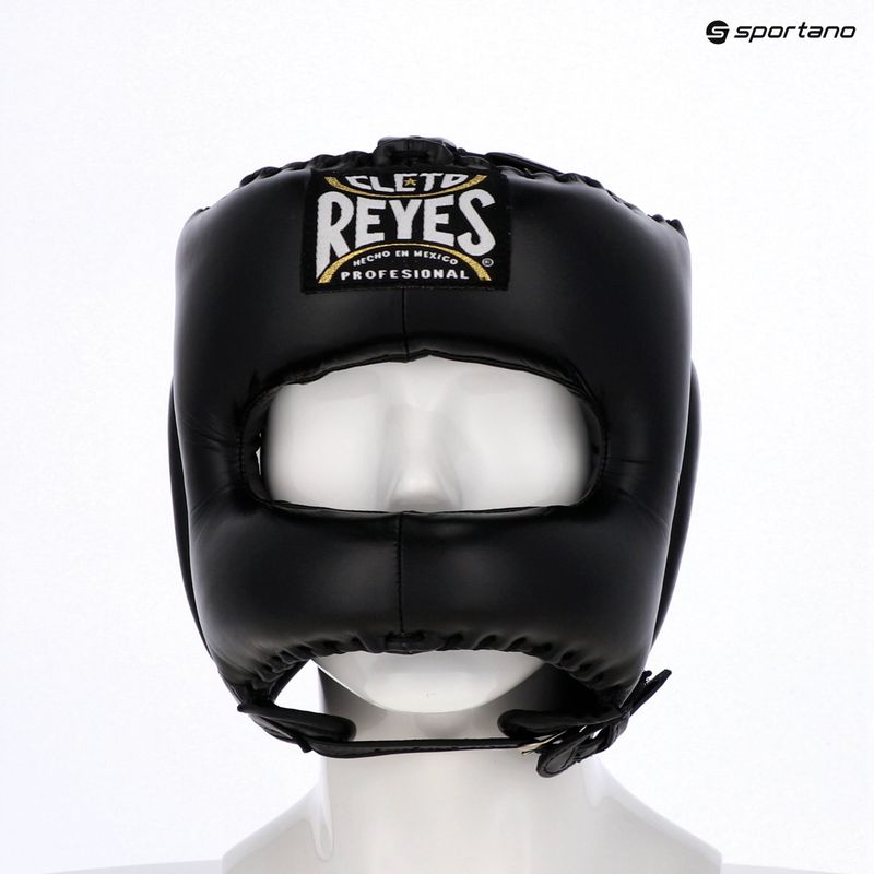 Боксова каска Cleto Reyes With Pointed Face Nylon Bar black 3