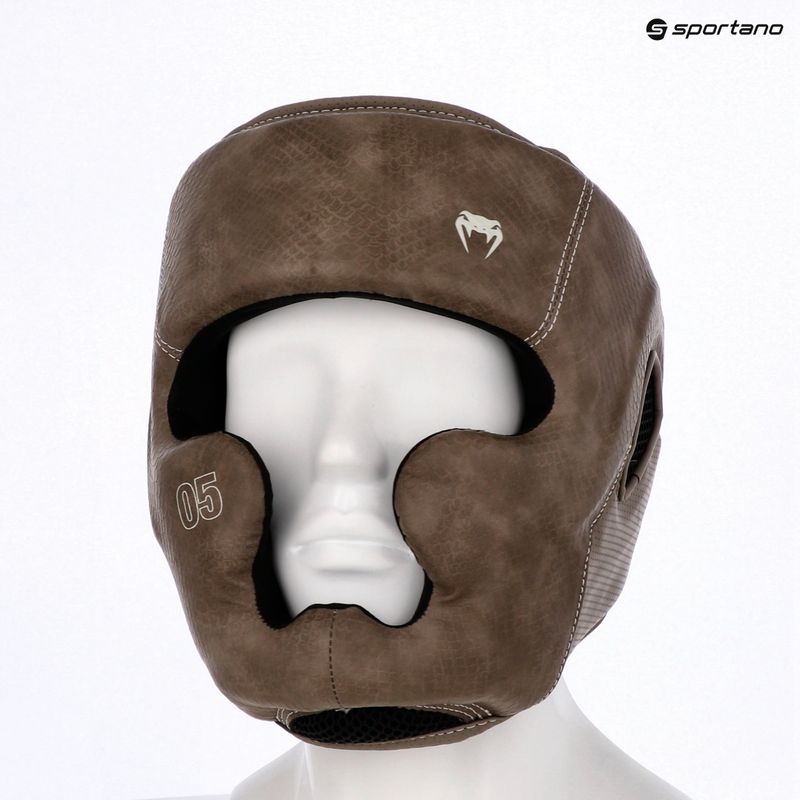 Боксьорска каска Venum Impact Evo Scales Headgear brown 8