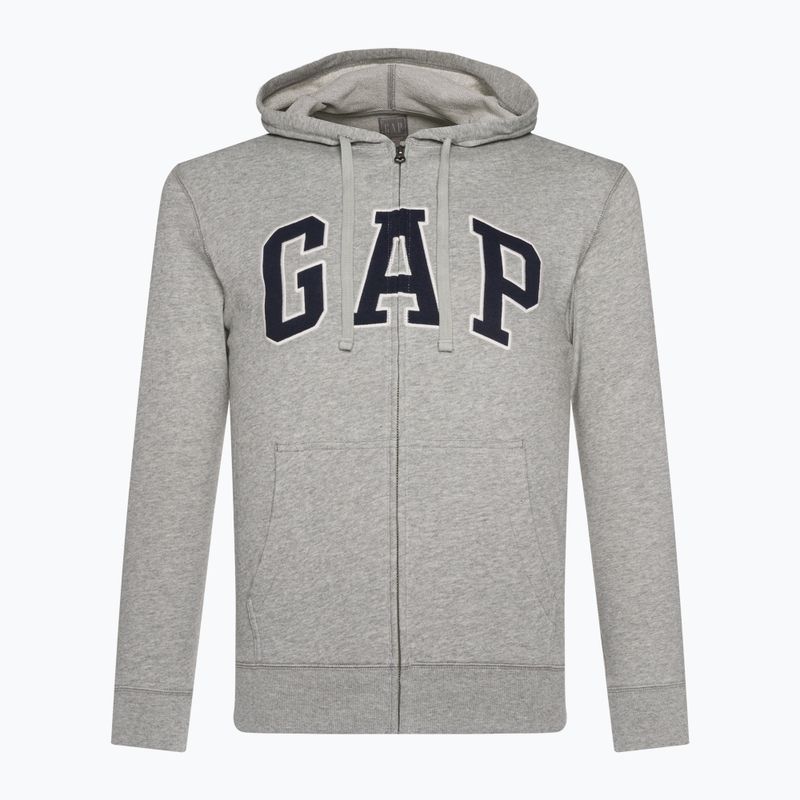 Мъжки суитшърт GAP XLS FT Arch FZ HD b10 grey heather 5