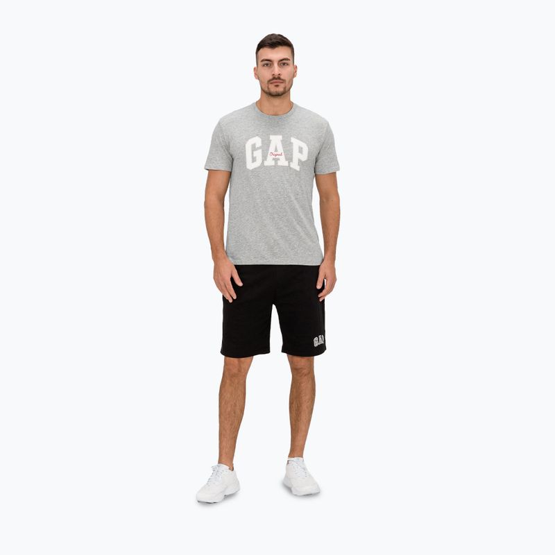 Мъжка тениска GAP Logo Original Tee grey heather 2