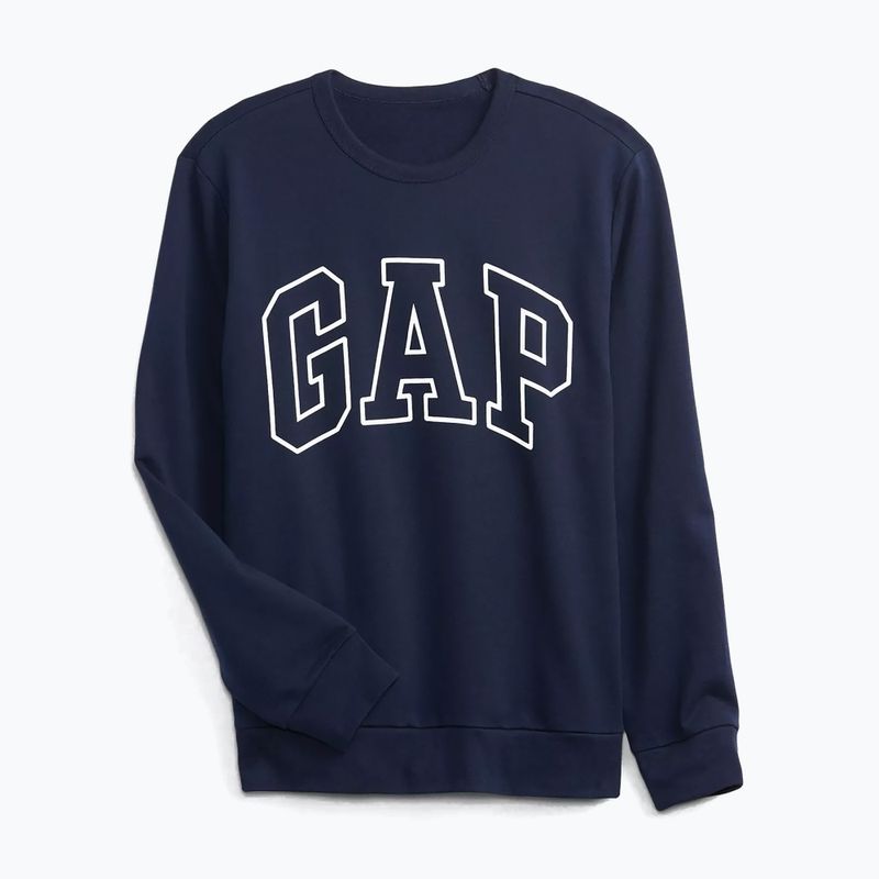 Мъжки суитшърт GAP Logo Crewneck blue navy 5