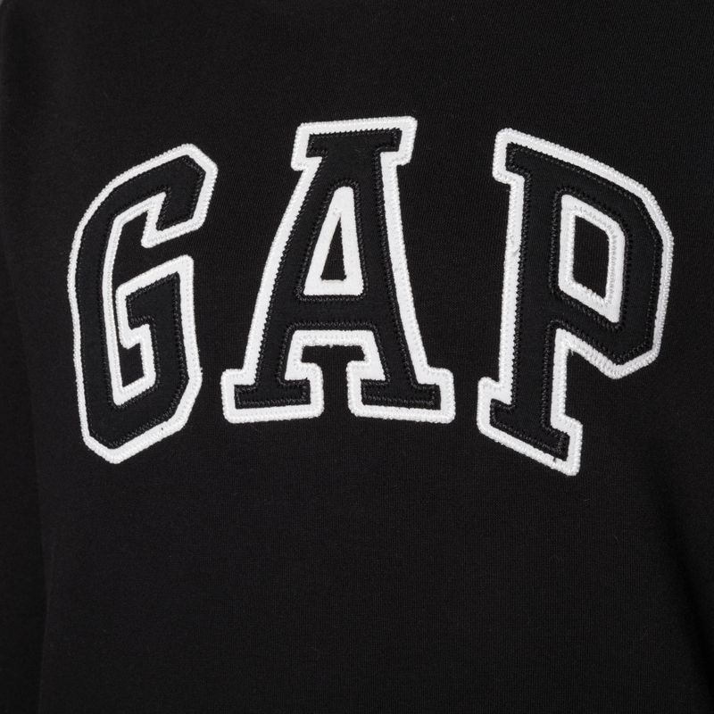 Дамски суитшърт GAP V-Gap Heritage PO HD true black 5