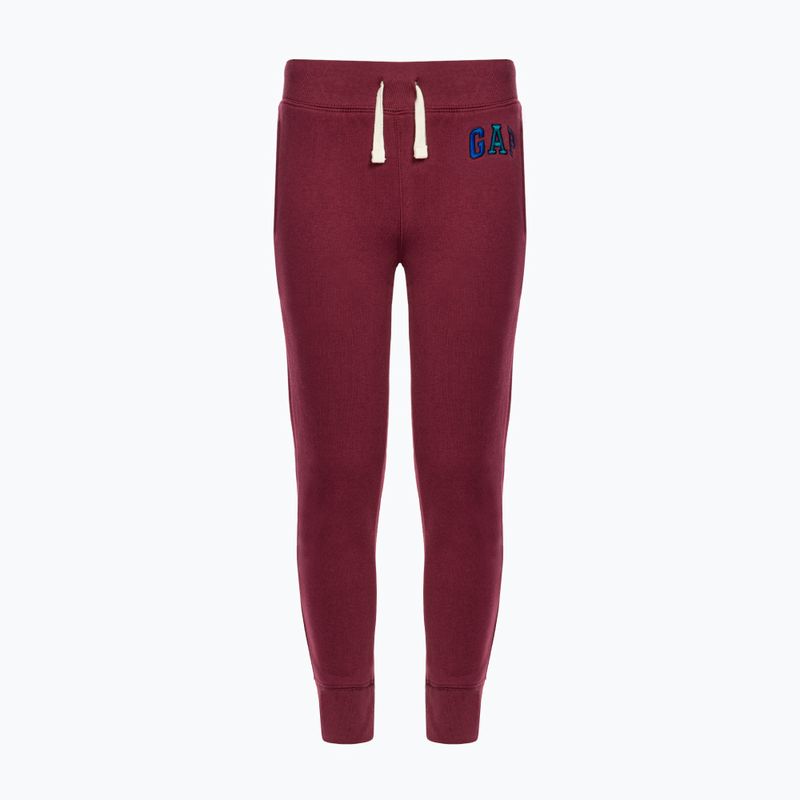 Детски панталони GAP V-Fall Fash Logo Jogger deep garnet red