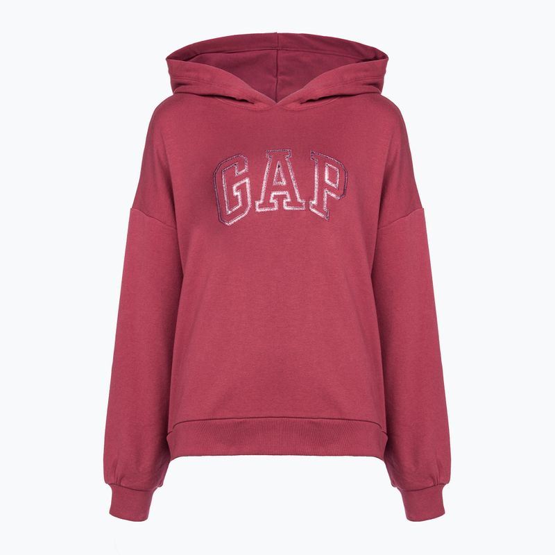 Дамски суитшърт GAP Frch Exclusive HI LO PO HD dry rose