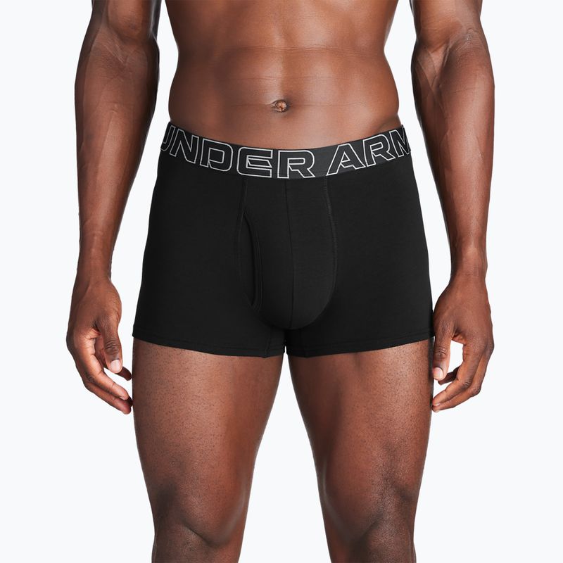 Мъжки бикини Under Armour Perf Cotton 3 бр. black 5