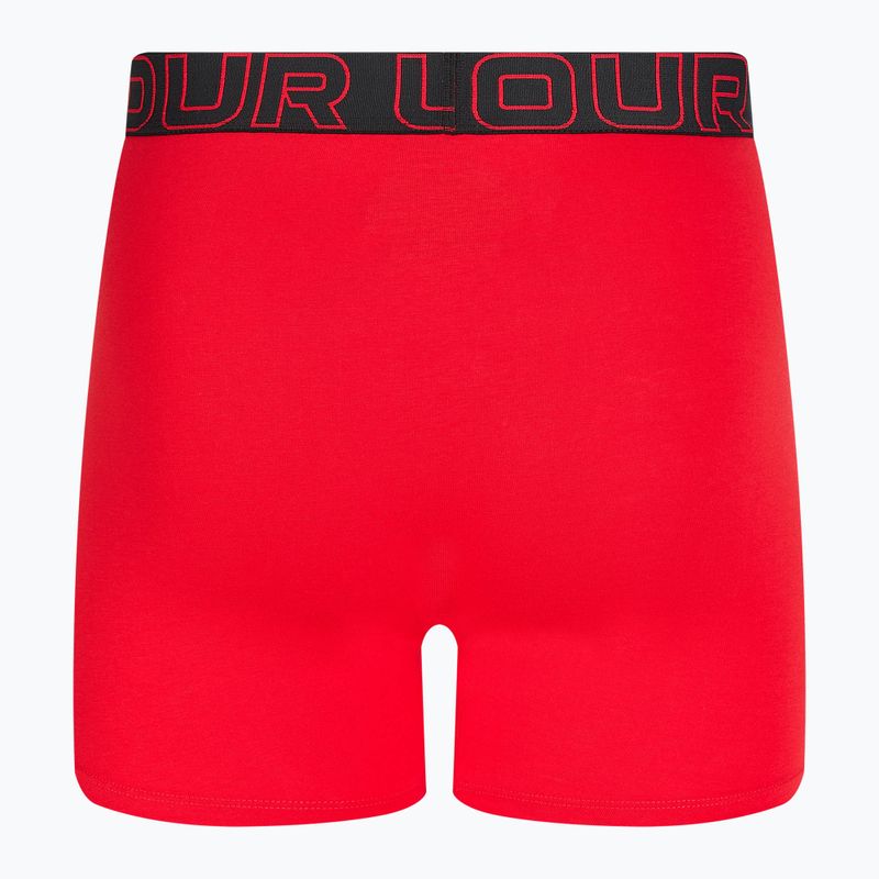 Мъжки слипове Under Armour Perf Cotton 6" 3 бр. carbon black/galaxy black 6