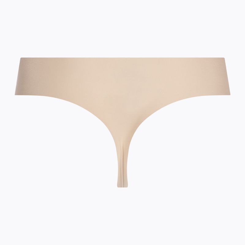 Дамски бикини Under Armour Pure Stretch Ns Thong 3 szt. beige/beige/beige 3