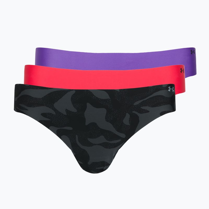 Дамски бикини Under Armour Pure Stretch Ns Thong 3 бр flower multicolor