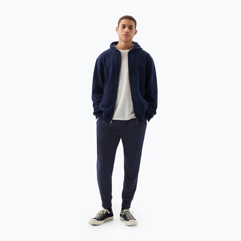 Мъжки панталони GAP Heritage French Terry Loggo Jogger blue navy 2