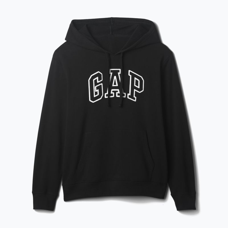 Дамски суитшърт GAP Heritage French Logo Hoodie true black 3