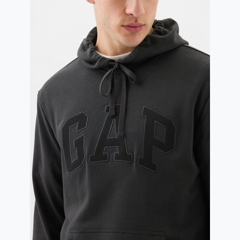 Мъжки суитшърт GAP Heritage French Terry Logo moonless night 4