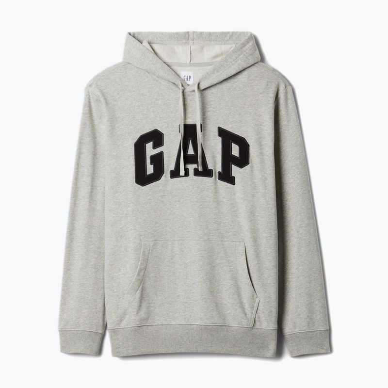 Мъжки суитшърт GAP Heritage French Terry Logo light heather grey 5