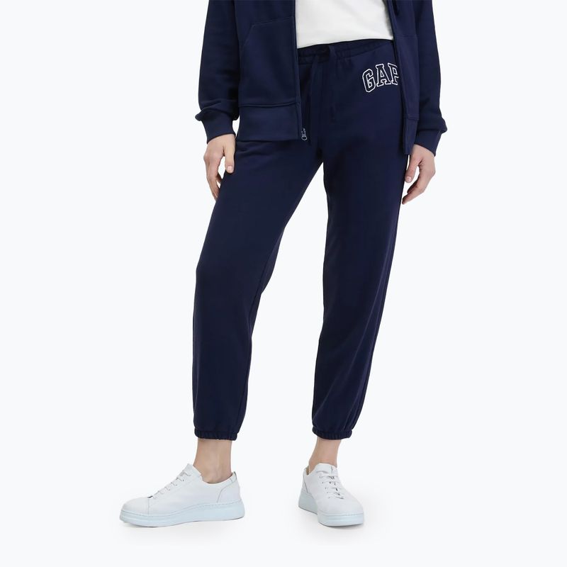 Дамски панталони GAP French Logo Jogger navy