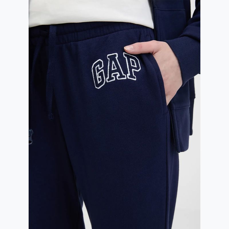 Дамски панталони GAP French Logo Jogger navy 4