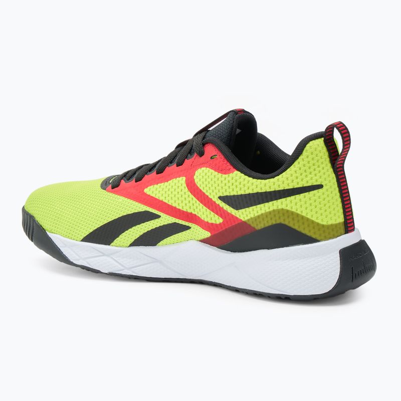 Мъжки обувки за тренировка Reebok NFX acid yellow/black/vector red 3