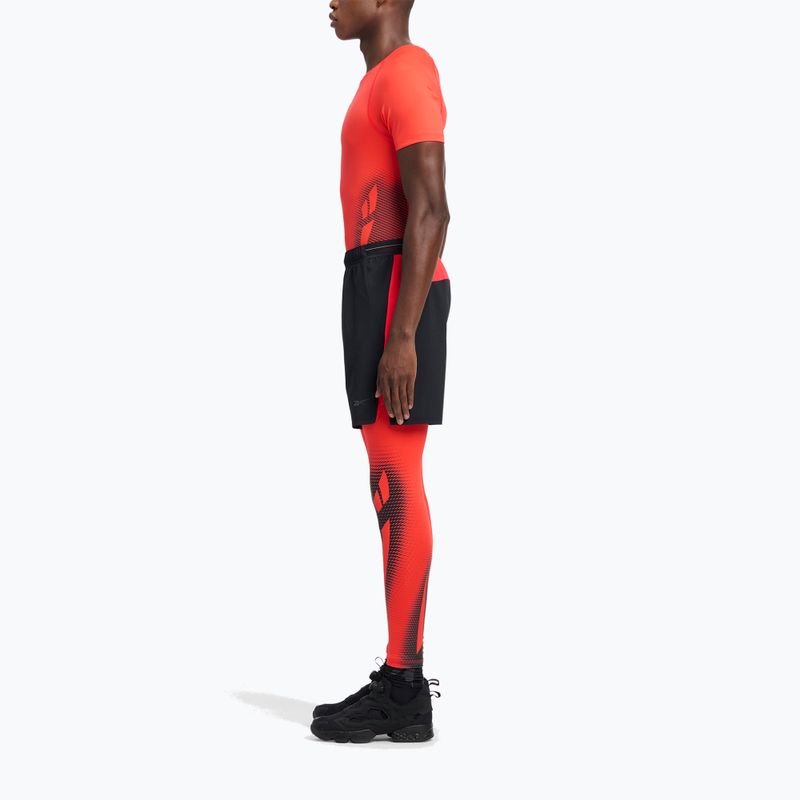 Мъжки тренировъчни шорти Reebok Athlete Speed black/energy red 2