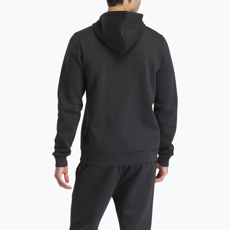 Мъжки суитшърт Reebok Identity SL Fleece FZ черен/бял/векторно червен 3