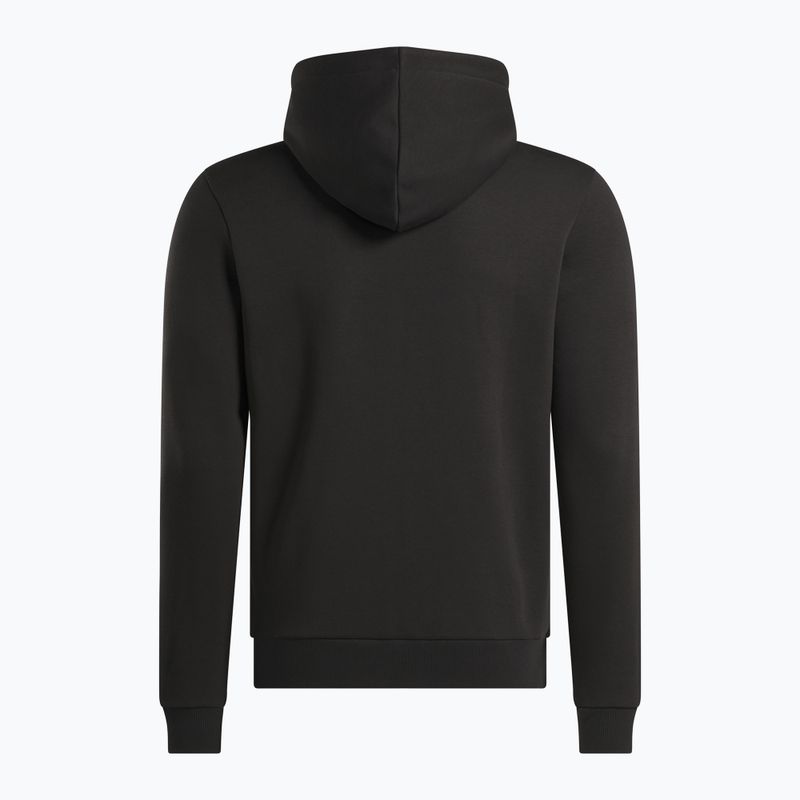 Мъжки суитшърт Reebok Identity SL Fleece FZ черен/бял/векторно червен 5