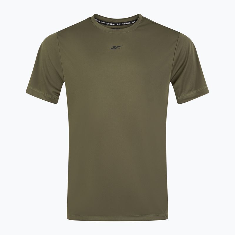 Мъжка тениска Reebok Id Train Tech Tee армейско зелена тениска за обучение