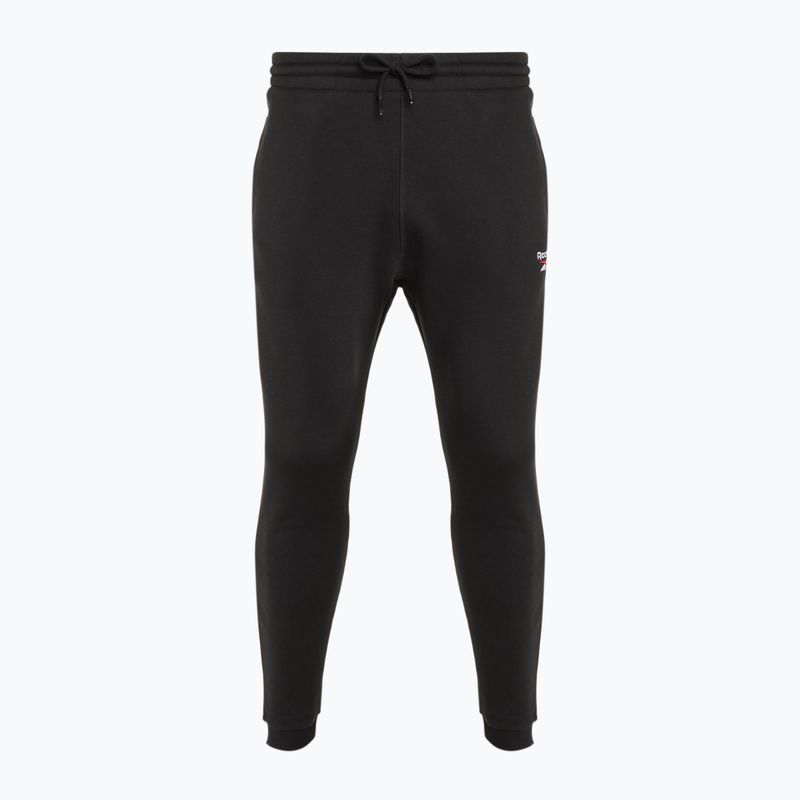 Панталон Reebok Identity Small Logo Fleece Jogger черен/бял/векторно червен