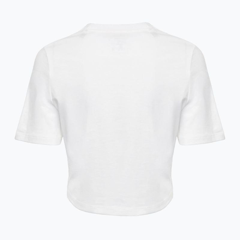 Дамска тениска Reebok Identity Big Logo Crop Tee бяло/каралово/синьо 2