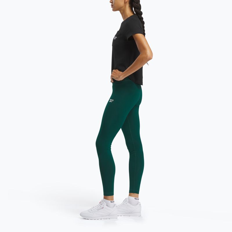 Дамски клинове Reebok Identity Small Logo Cotton collegiate green 2