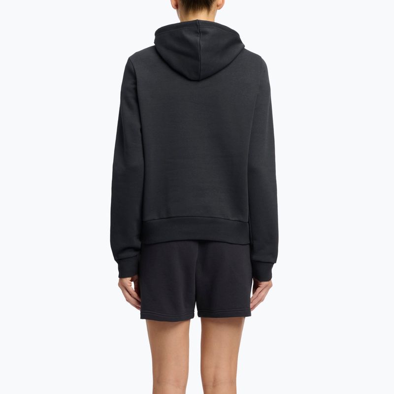 Дамски суитшърт Reebok Identity Big Logo Fleece черен/лилав rave/електрически кехлибар 3