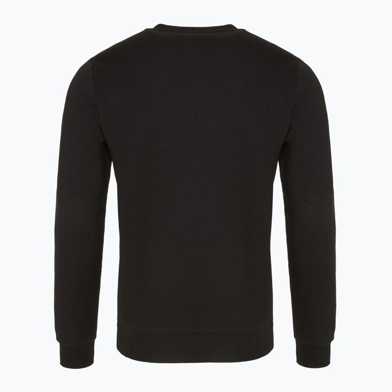 Мъжки суитшърт Reebok Identity Big Logo Fleece Crew black/white/vector red 2
