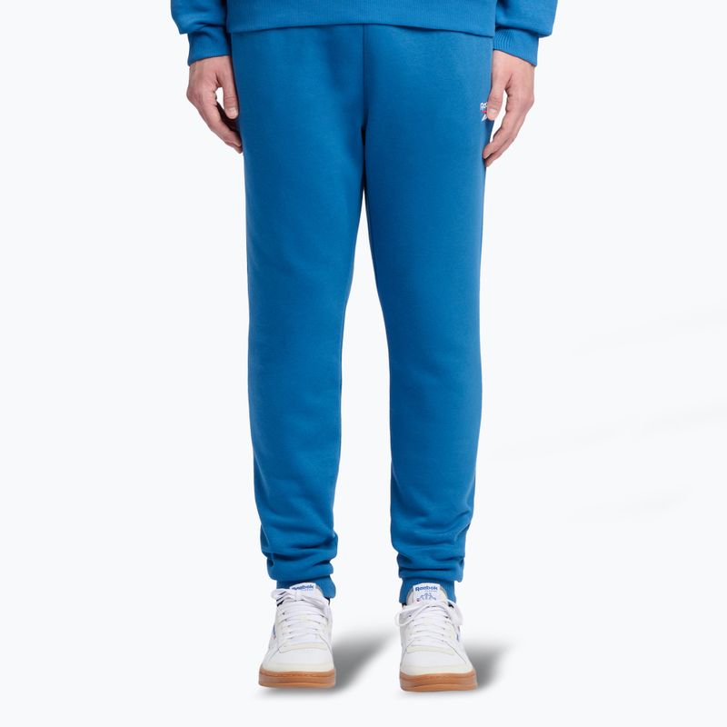 Панталони Reebok Identity Small Logo Fleece Jogger twilight blue