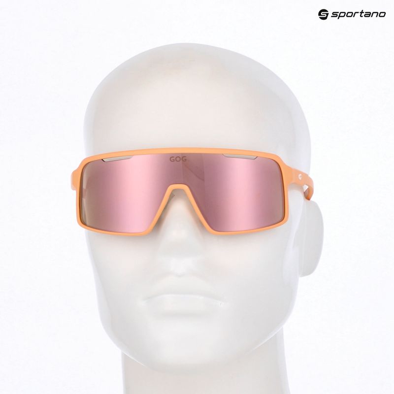 Слънчеви очила GOG Enki matt orange/white reflex rose/gold 5