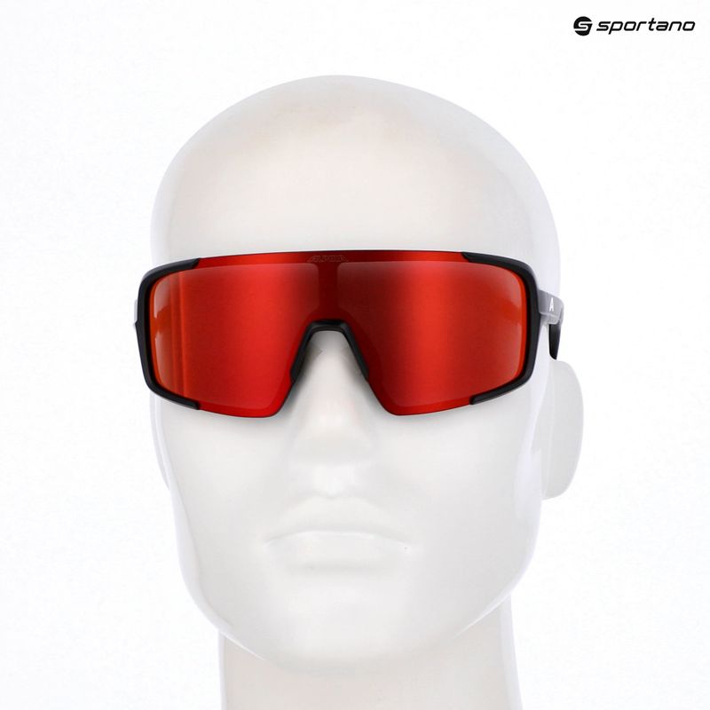 Слънчеви очила Alpina Lumin black matt/red mirror 7