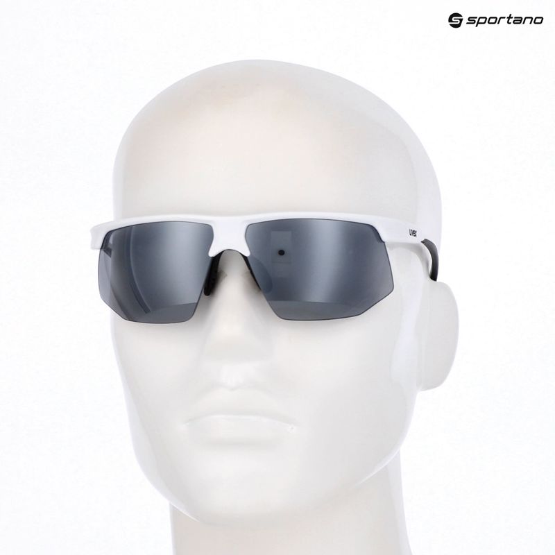 Слънчеви очила UVEX Aerios white/mirror silver 7