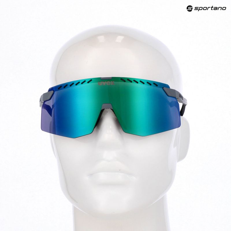 Слънчеви очила UVEX Pace Stage grey matt/mirror green 7