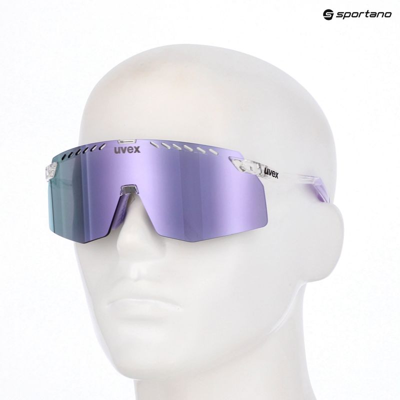 Слънчеви очила UVEX Pace Stage clear/mirror pink 7