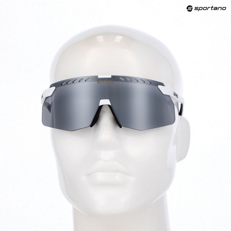 Слънчеви очила UVEX Pace Stage Small white matt/mirror silver 7