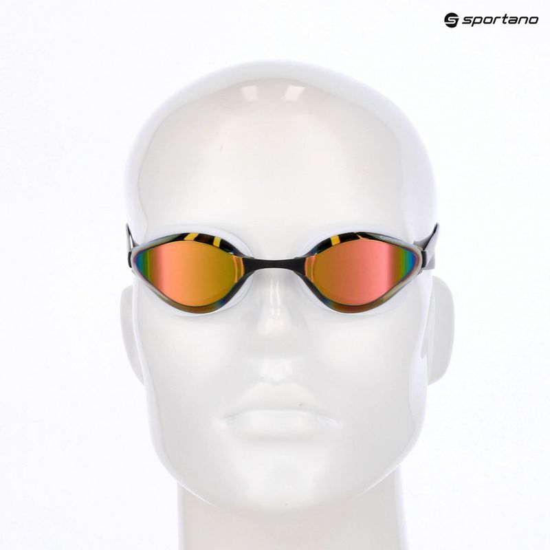 Очила за плуване arena Python Mirror copper/white 3