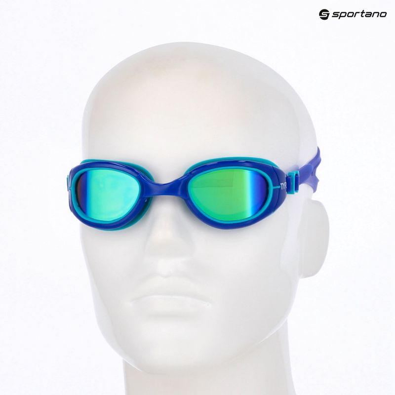Очила за плуване TYR Special Ops 2.0 Mirrored royal / aqua 3