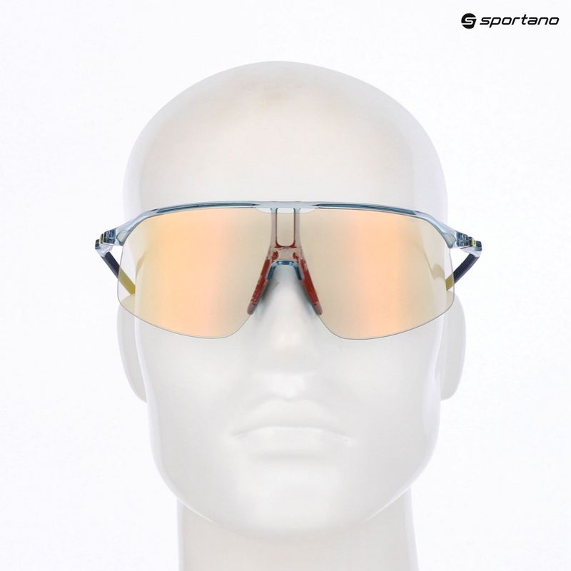 Слънчеви очила Julbo Density Reactiv Light Amplifier блестящи транс синьо/жълто/многопластово червено 8